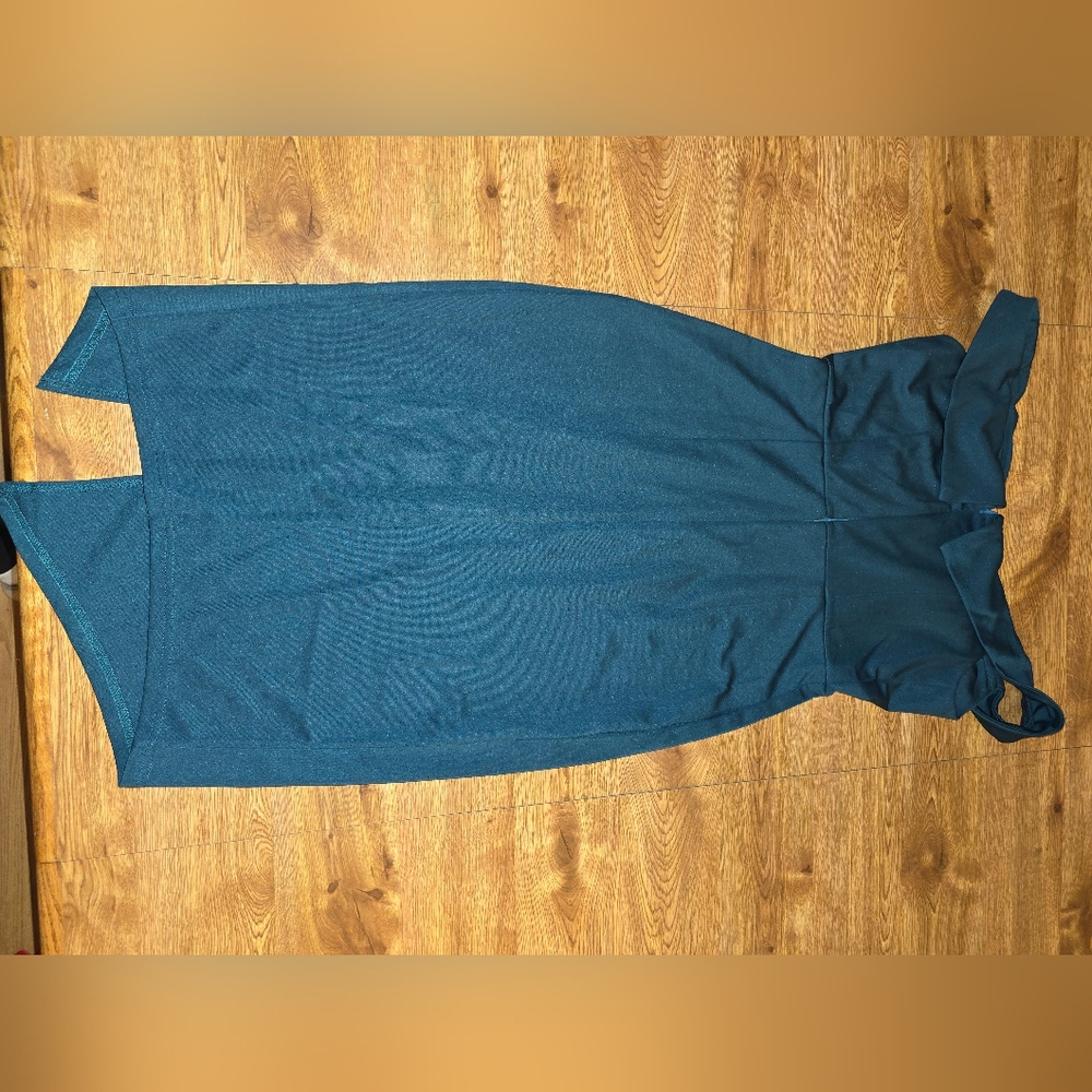 Teal dress